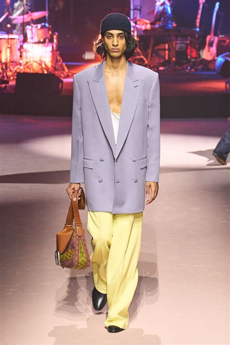 gucci mens show with leopard|Gucci dresses for men.